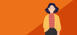 Vrouw voor oranje